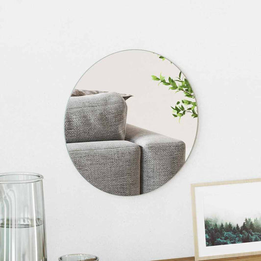 Wandspiegel Rund Ø 30 cm Gehärtetes Glas