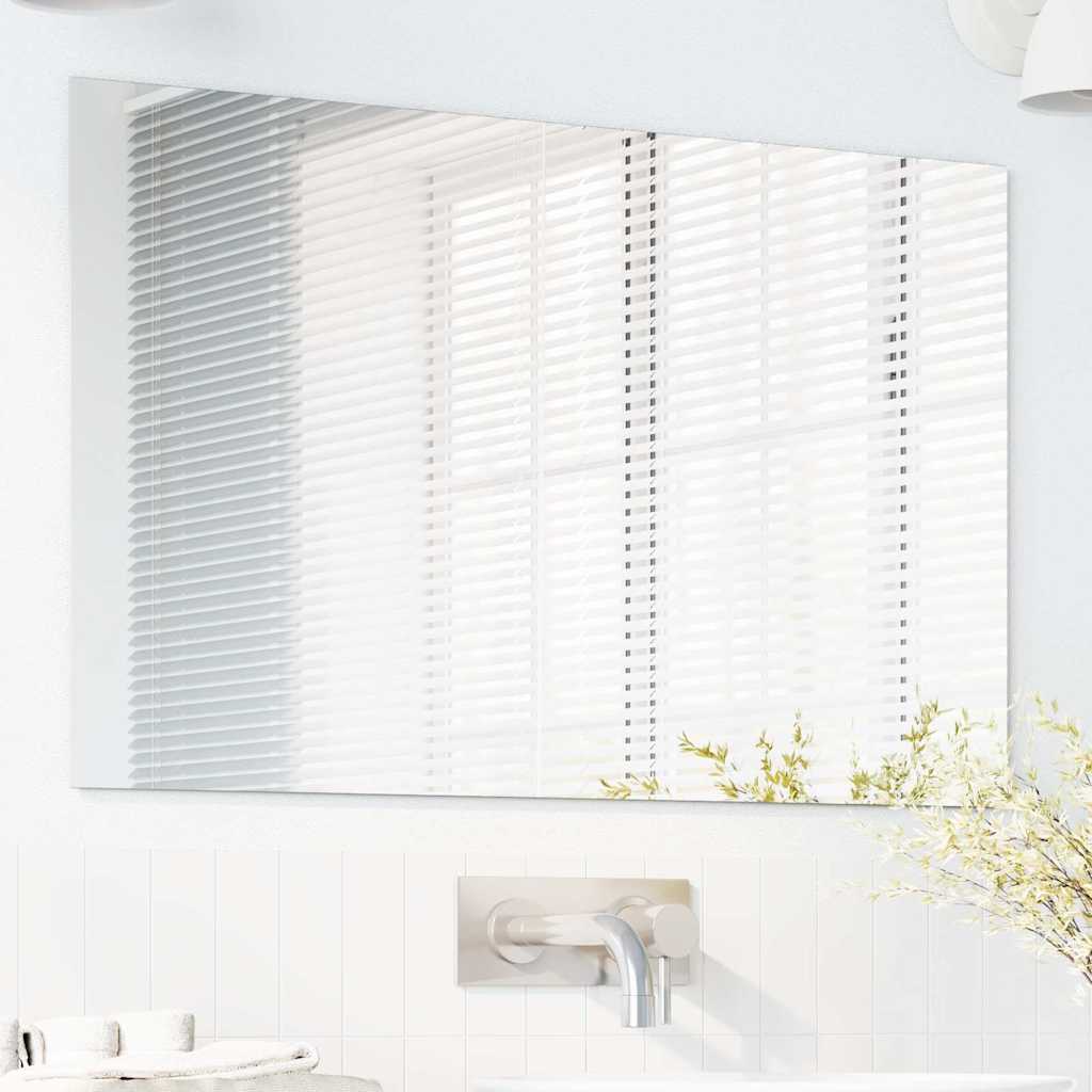Rectangular Wall Mirror 50 x 80 cm Tempered Glass