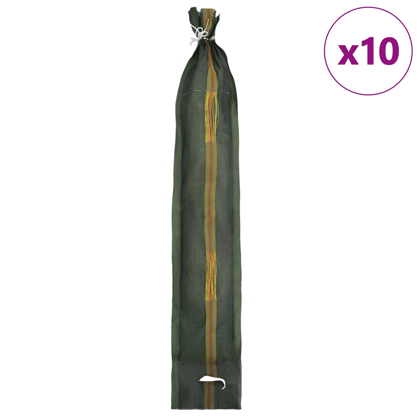 Sandsäcke 10 pcs Grün 120 x 27 cm HDPE