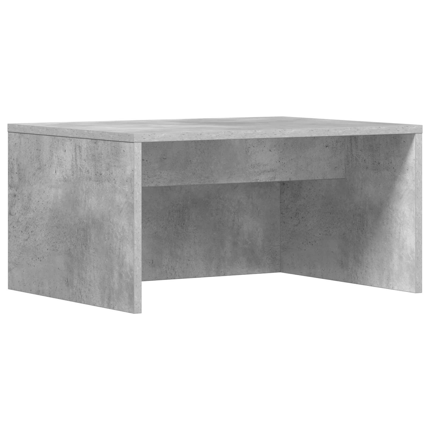 Wall-mounted table wall-mounted concrete gray 60 x 45 x 30 cm engineered wood