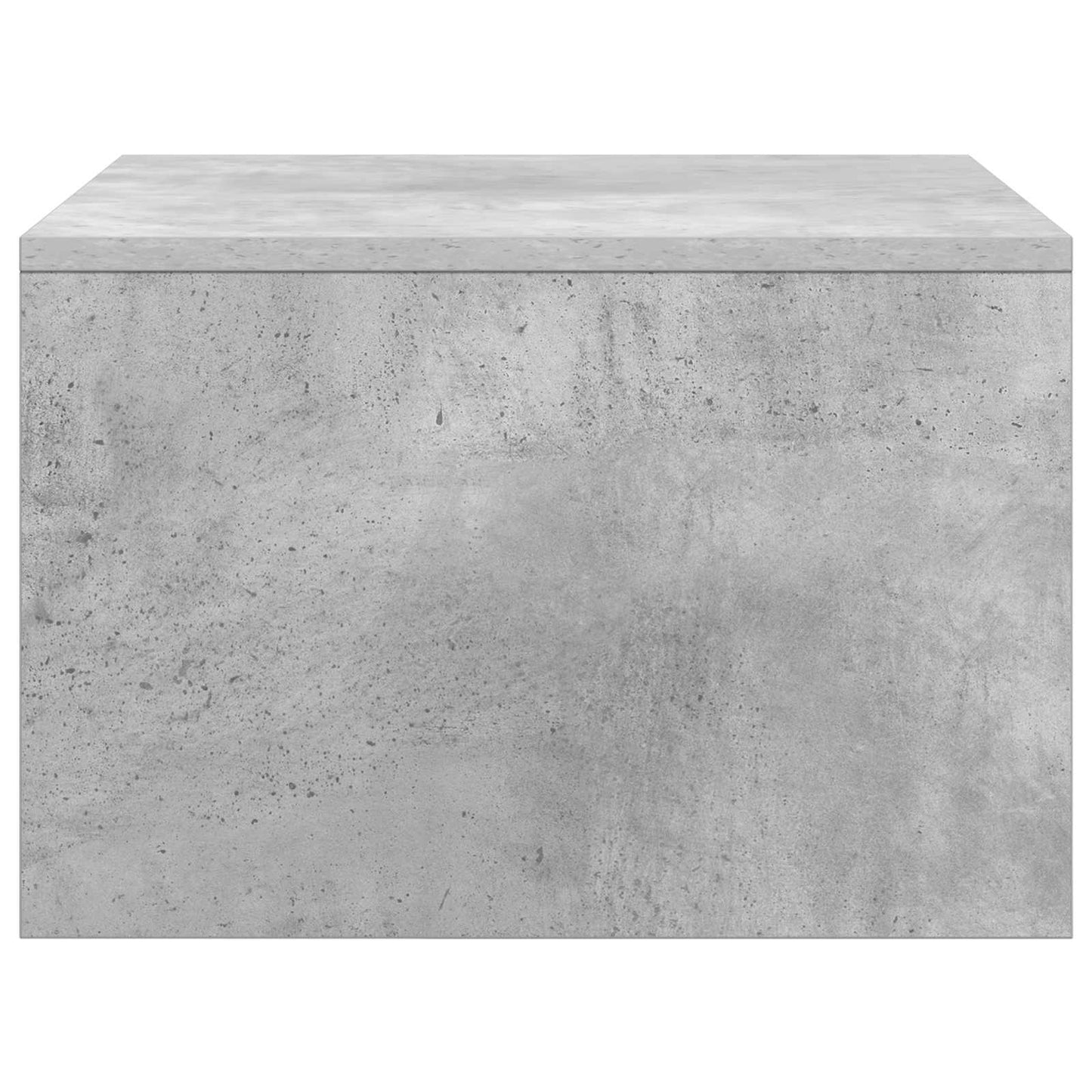 Wall-mounted table wall-mounted concrete gray 60 x 45 x 30 cm engineered wood