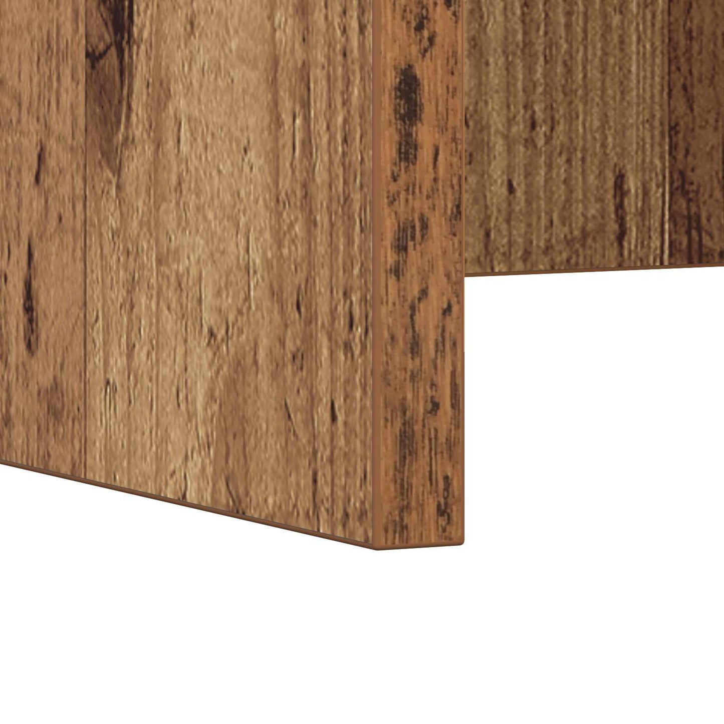 Table murale murale bois recyclé 60 x 45 x 30 cm bois d'ingénierie
