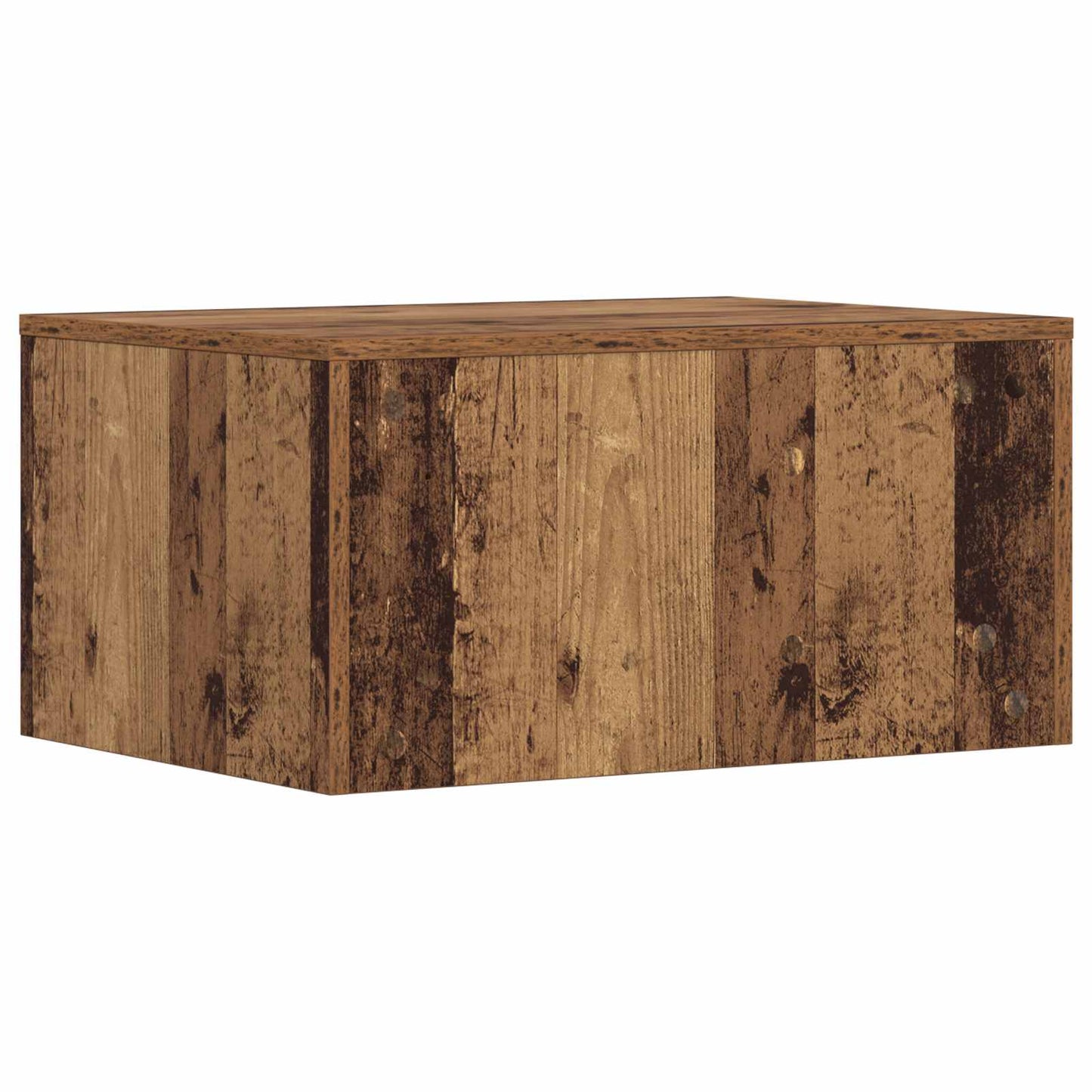 Table murale murale bois recyclé 60 x 45 x 30 cm bois d'ingénierie