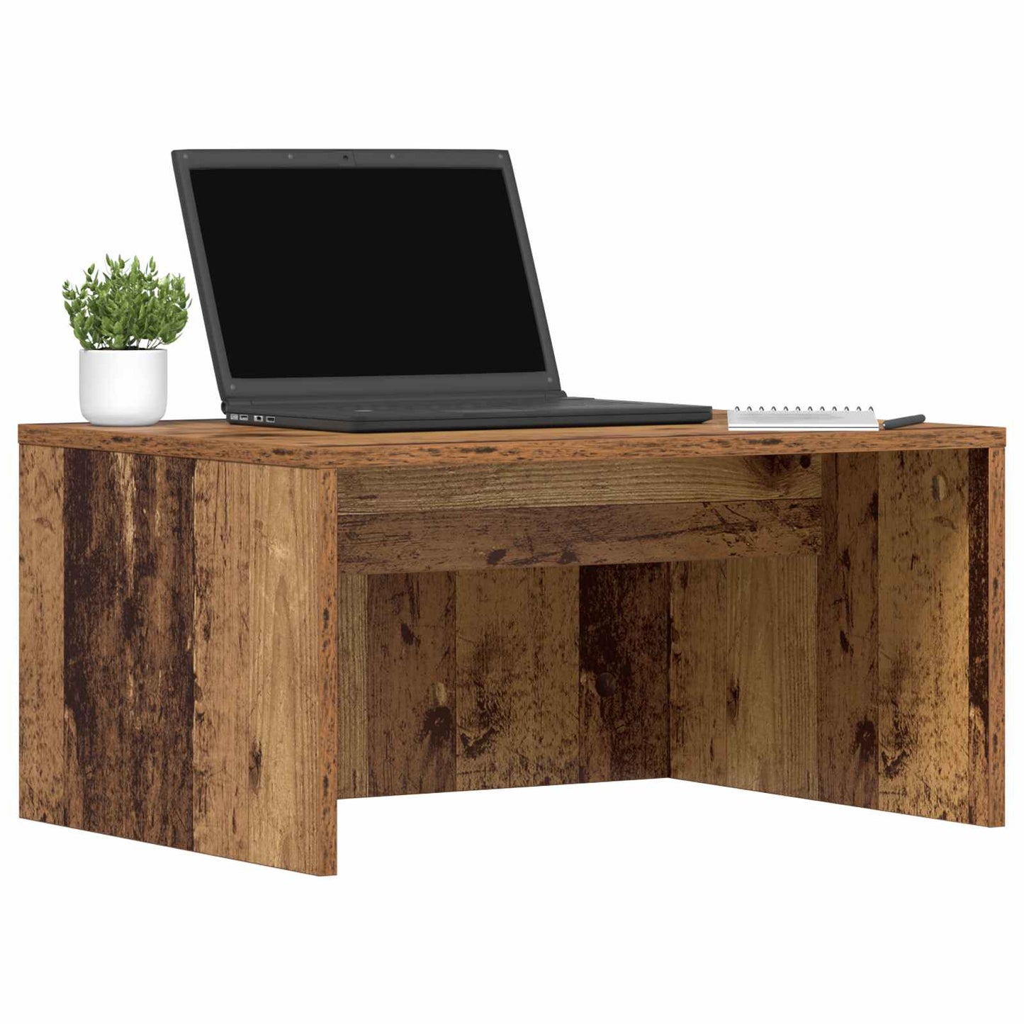 Table murale murale bois recyclé 60 x 45 x 30 cm bois d'ingénierie