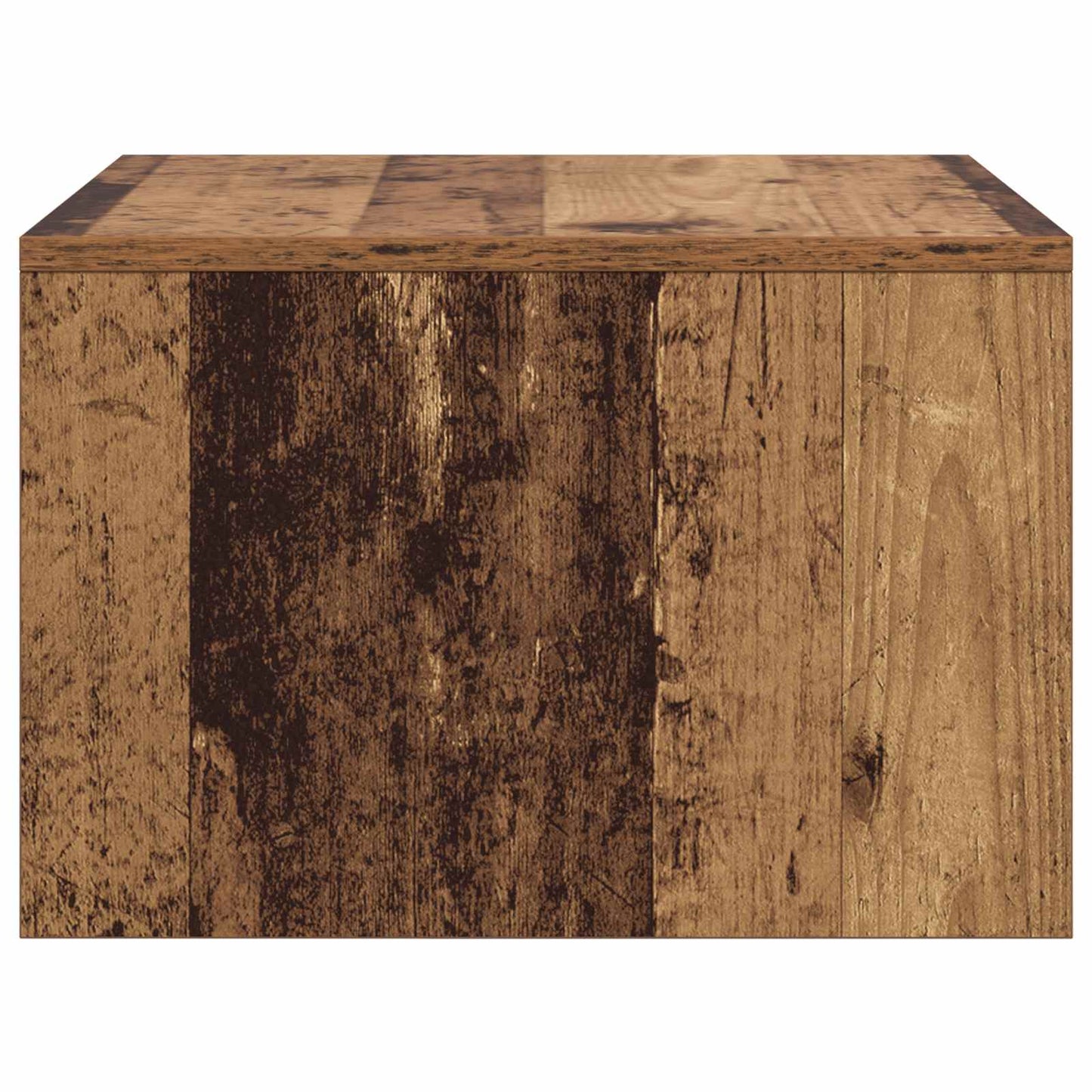 Table murale murale bois recyclé 60 x 45 x 30 cm bois d'ingénierie