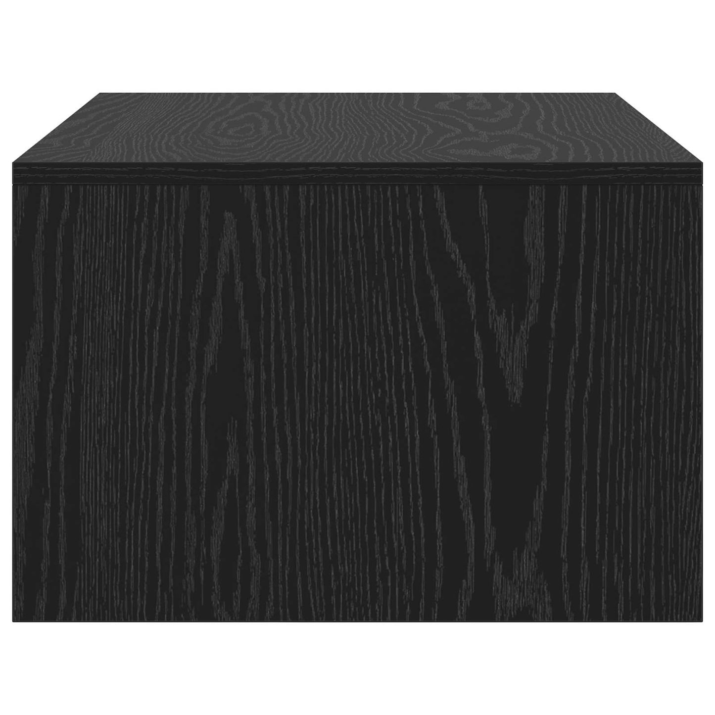 Wandtisch Schwarz Eichen-Optik 80 x 45 x 30 cm Holzwerkstoff