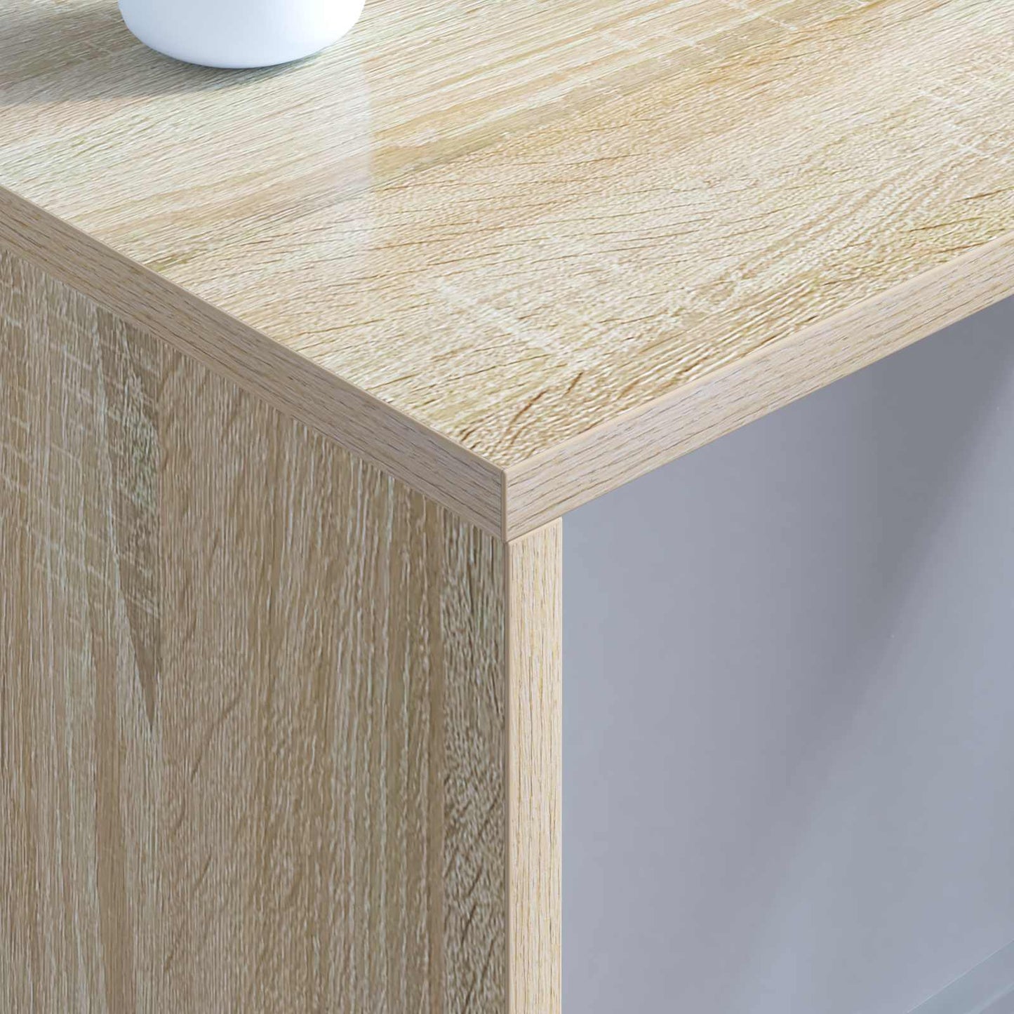 Table murale chêne Sonoma 80 x 45 x 30 cm Panneau de particules