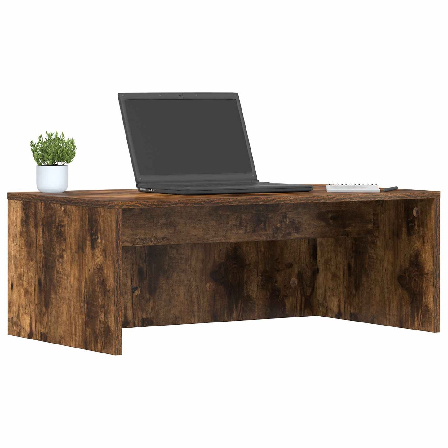 Wandtisch Geräucherte Eiche 80 x 45 x 30 cm Holzwerkstoff