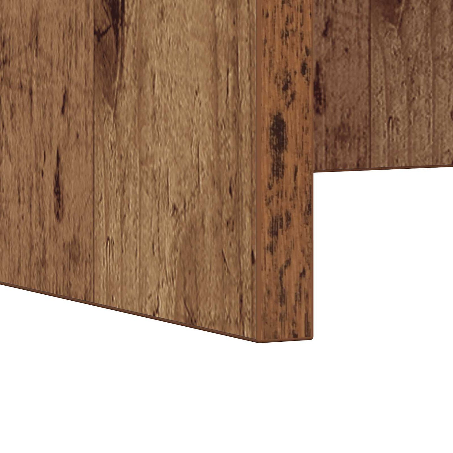 Table murale Murale Bois recyclé 80 x 45 x 30 cm Panneaux de particules
