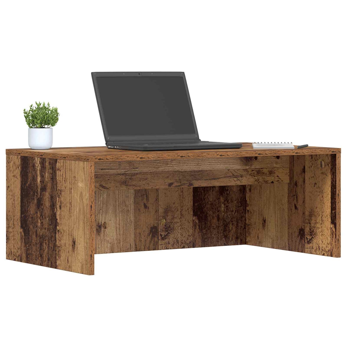 Table murale Murale Bois recyclé 80 x 45 x 30 cm Panneaux de particules