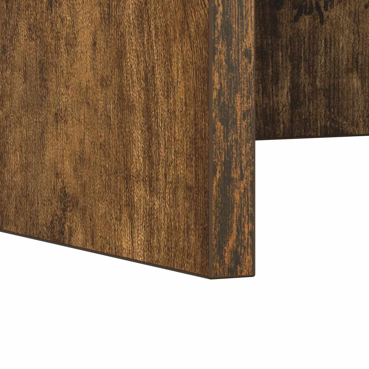 Wall-mounted Table Smoked Oak 100 x 45 x 30 cm Wood-based Material