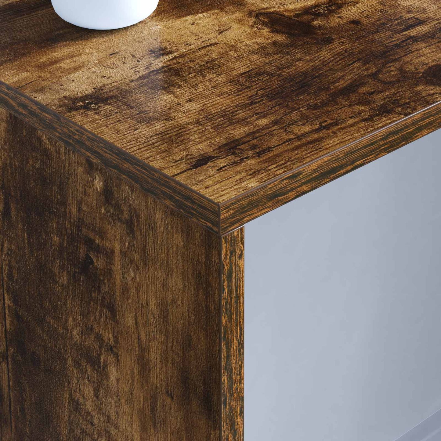 Wall-mounted Table Smoked Oak 100 x 45 x 30 cm Wood-based Material