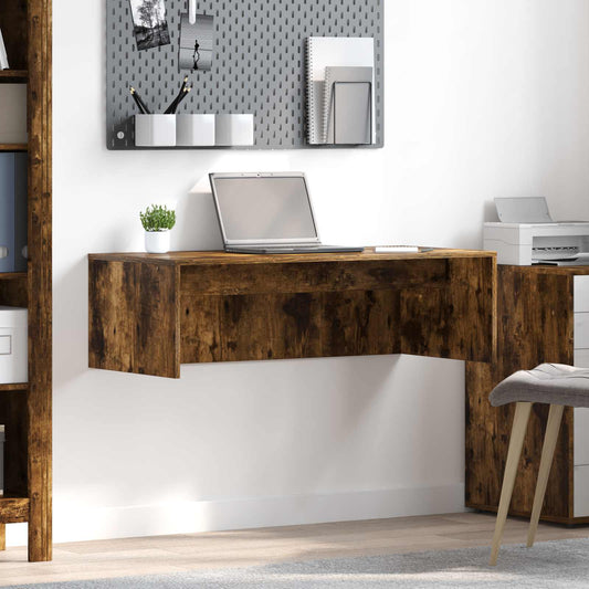 Wandtisch Geräucherte Eiche 100 x 45 x 30 cm Holzwerkstoff