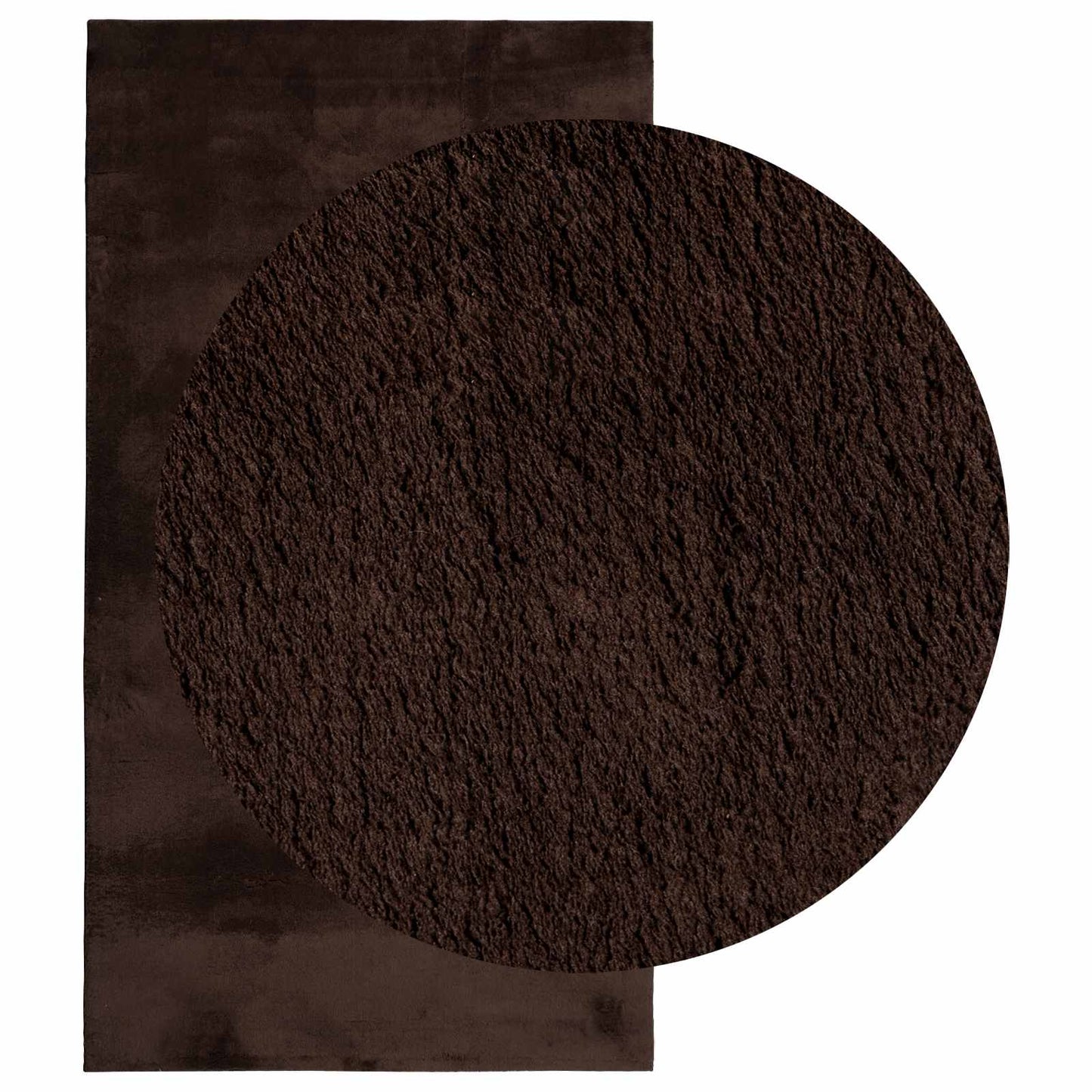 Area Rugs Rectangular HUARTE Brown 110 x 60 cm