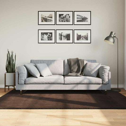 Bereichsteppiche HUARTE Braun 200 x 140 cm Polyester