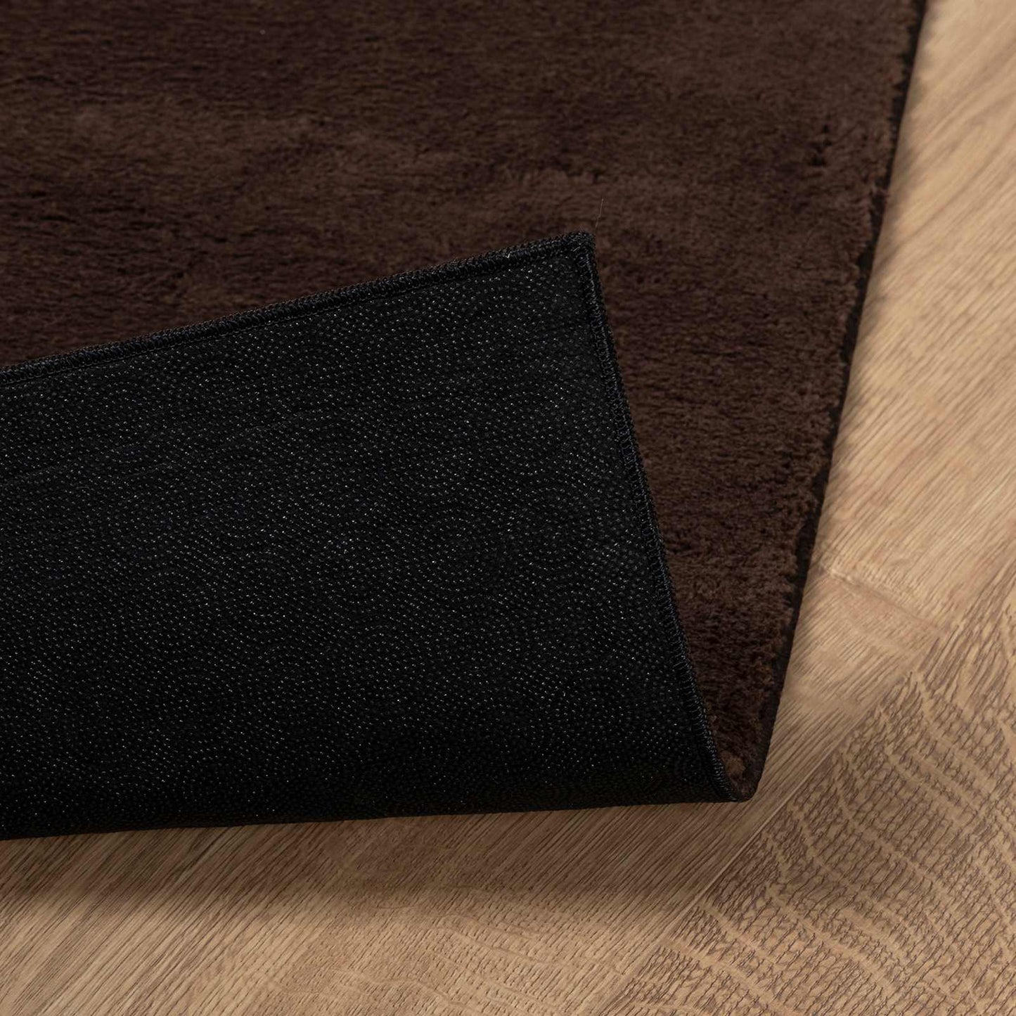 Area Rugs HUARTE Brown 340 x 240 cm Polyester