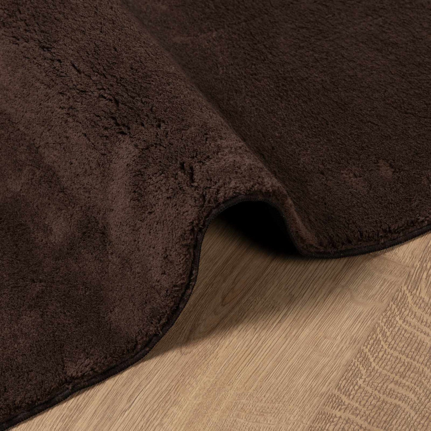 Area Rugs HUARTE Brown 340 x 240 cm Polyester