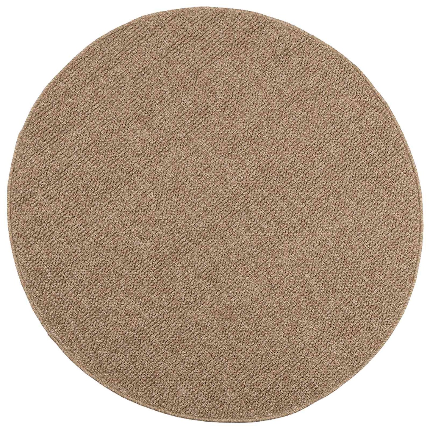 Bereichsteppiche Rund HUARTE Natur Ø 120 CM Polyester