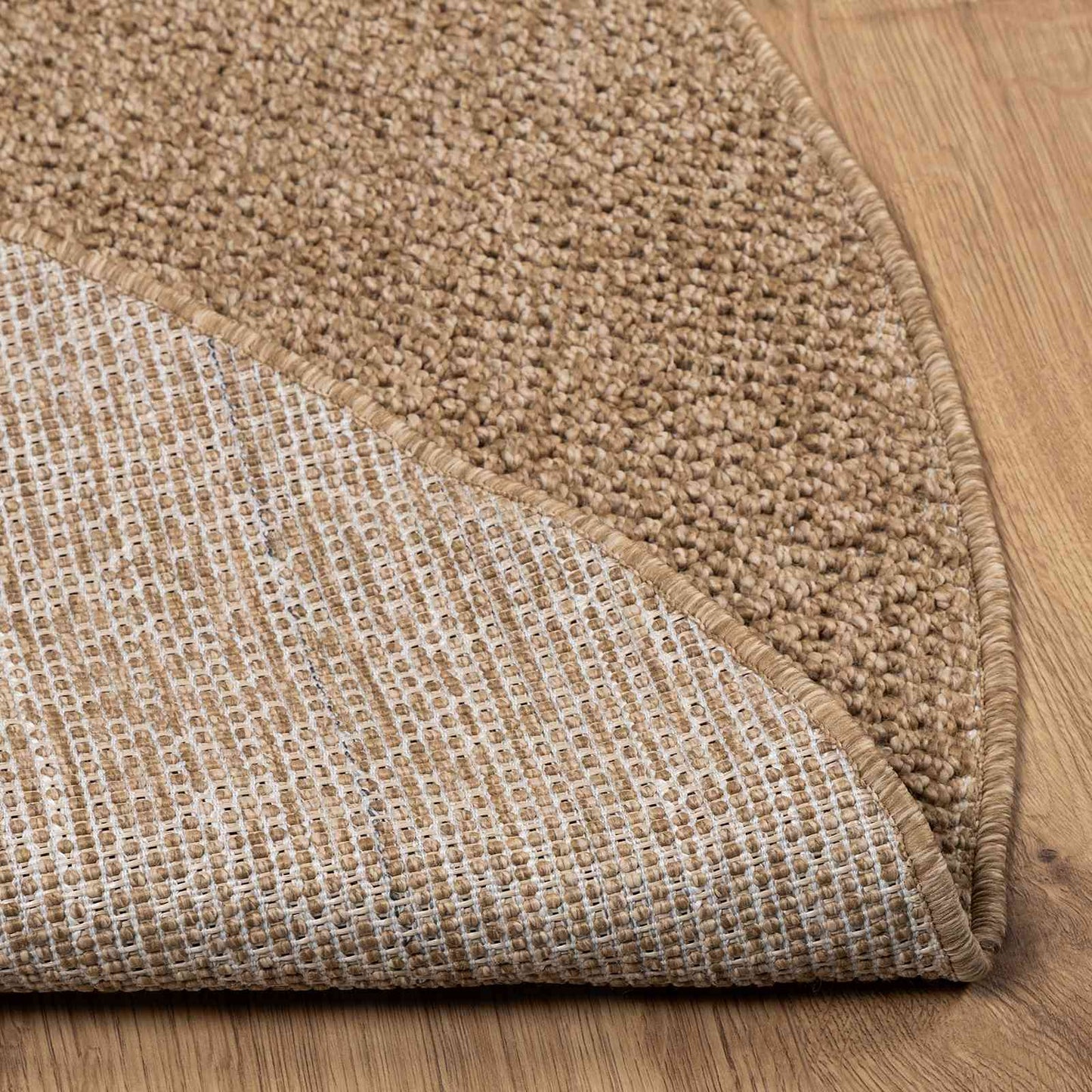 Tapis ronds HUARTE Naturel Ø 160 CM Polyester
