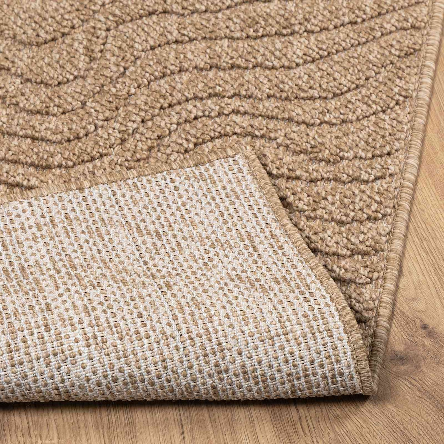 Moiré HUARTE Natural Area Rugs 200 x 140 cm Polyester
