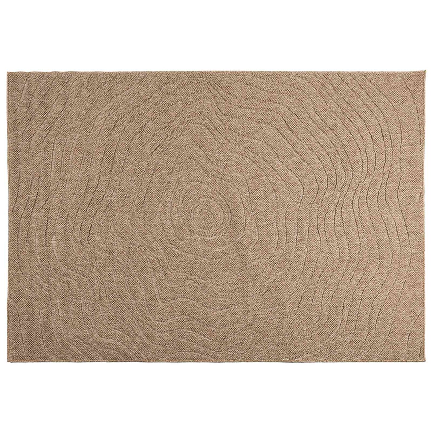 Moiré HUARTE Natural Area Rugs 200 x 140 cm Polyester