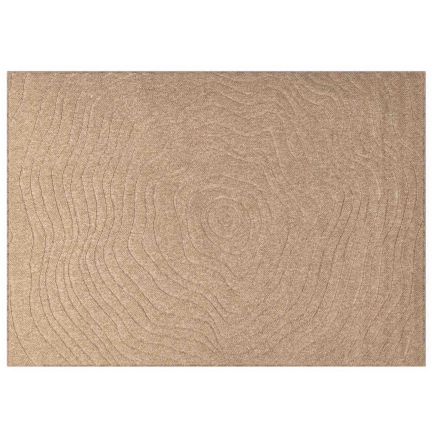 Bereichsteppiche Moiré HUARTE Natur 280 x 200 cm Polyester