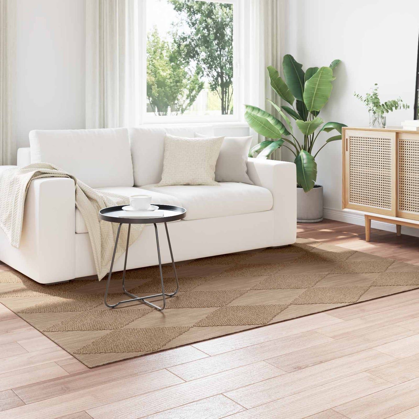 Bereichsteppiche HUARTE Natur 230 x 160 cm Polyester