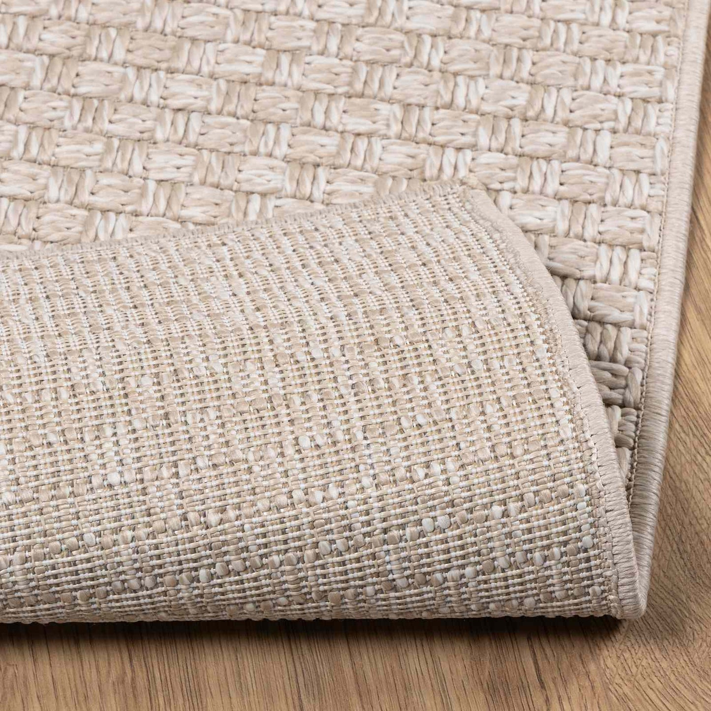 Tapis Carré HUARTE Crème 200 x 200 cm