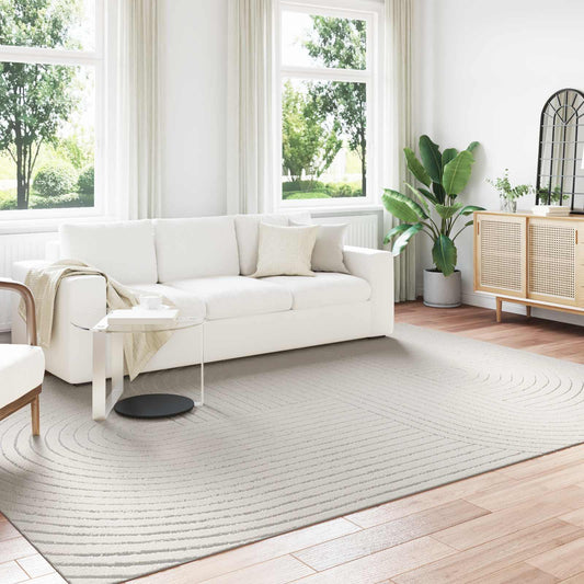 Bereichsteppiche HUARTE Creme 280 x 200 cm Polyester