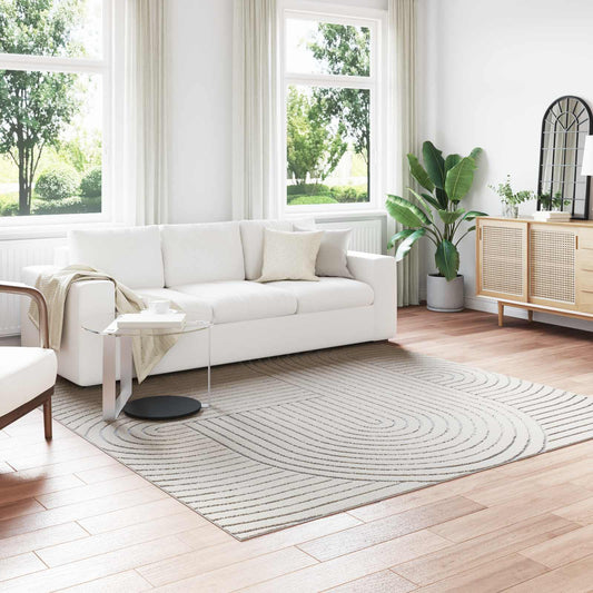 Bereichsteppiche Quadratisch HUARTE Creme 240 x 240 cm