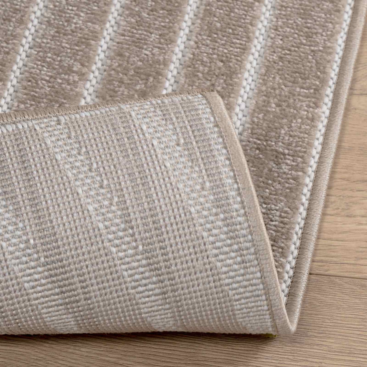 HUARTE Beige Area Rugs 280 x 200 cm Polyester