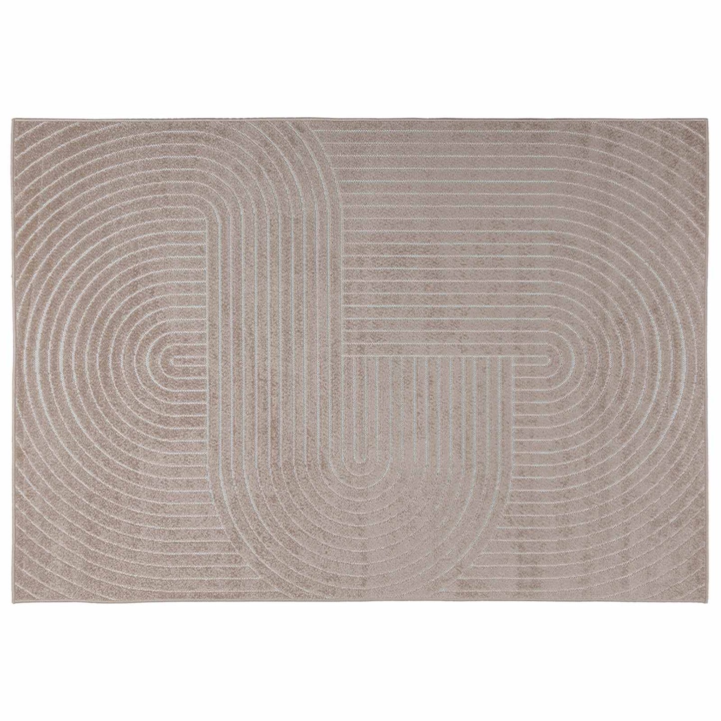 HUARTE Beige Area Rugs 280 x 200 cm Polyester