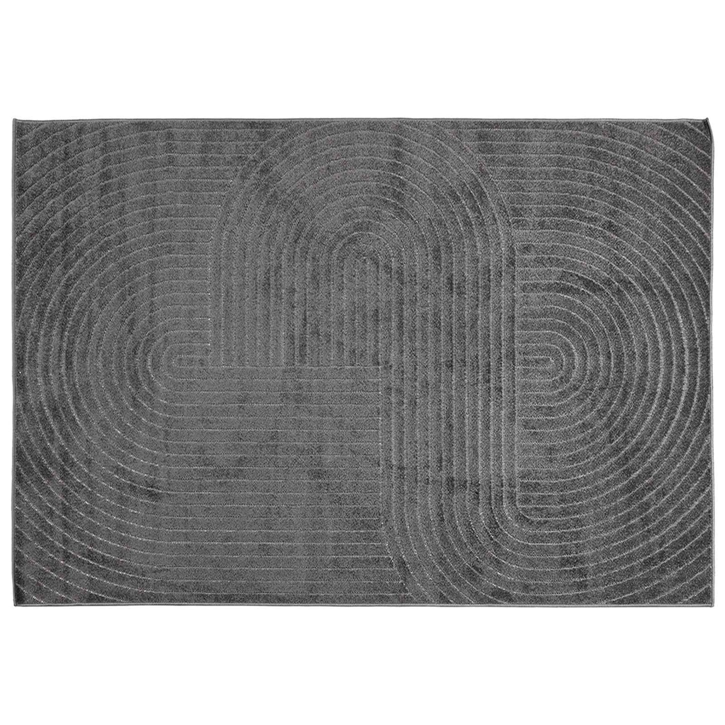 Bereichsteppiche HUARTE Anthrazit 200 x 140 cm Polyester