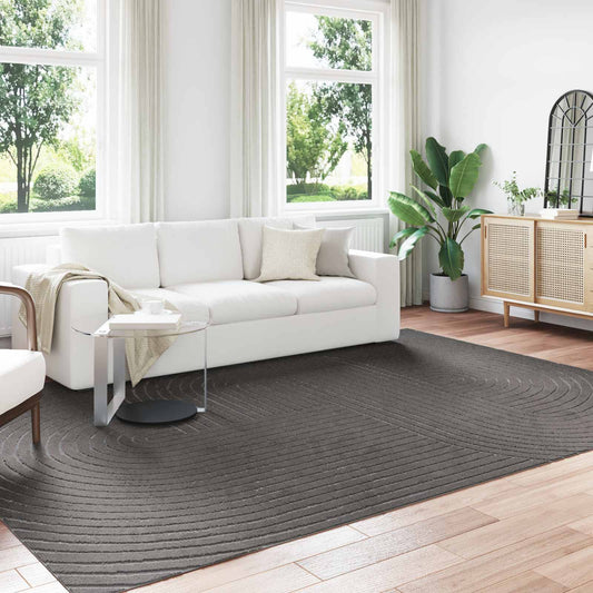 Bereichsteppiche HUARTE Anthrazit 280 x 200 cm Polyester