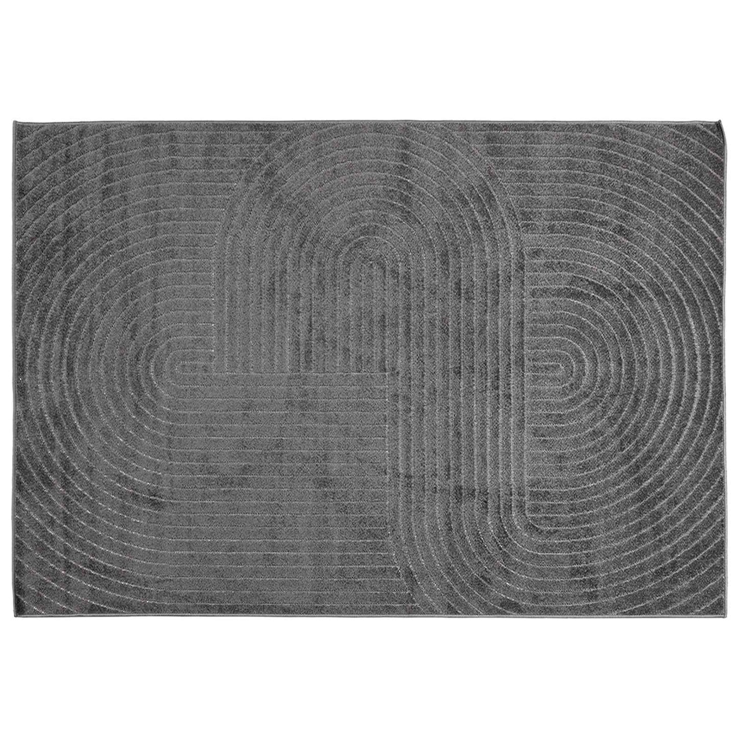 Bereichsteppiche HUARTE Anthrazit 280 x 200 cm Polyester