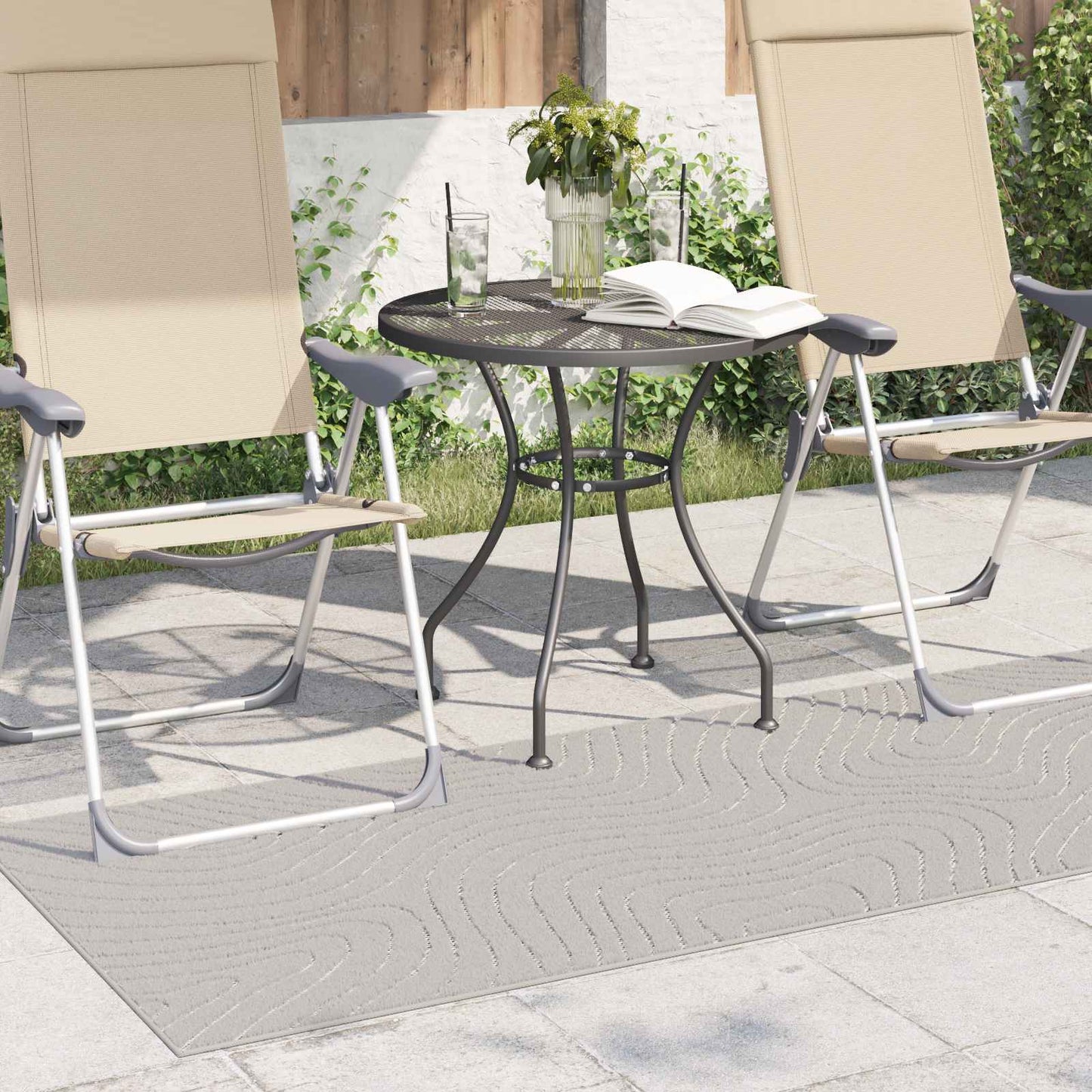 Bereichsteppiche Rechtwinklig HUARTE Creme 150 x 80 cm