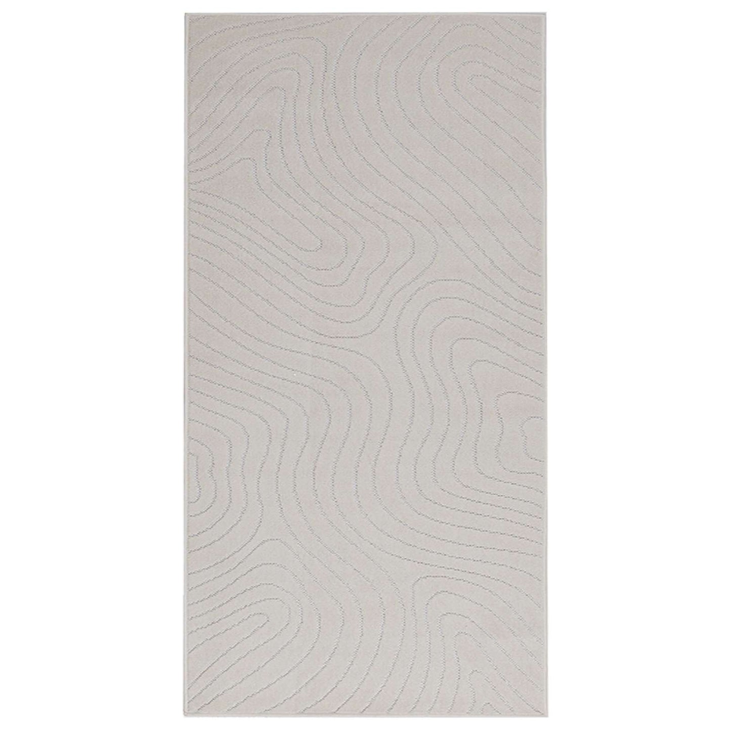 Bereichsteppiche Rechtwinklig HUARTE Creme 150 x 80 cm