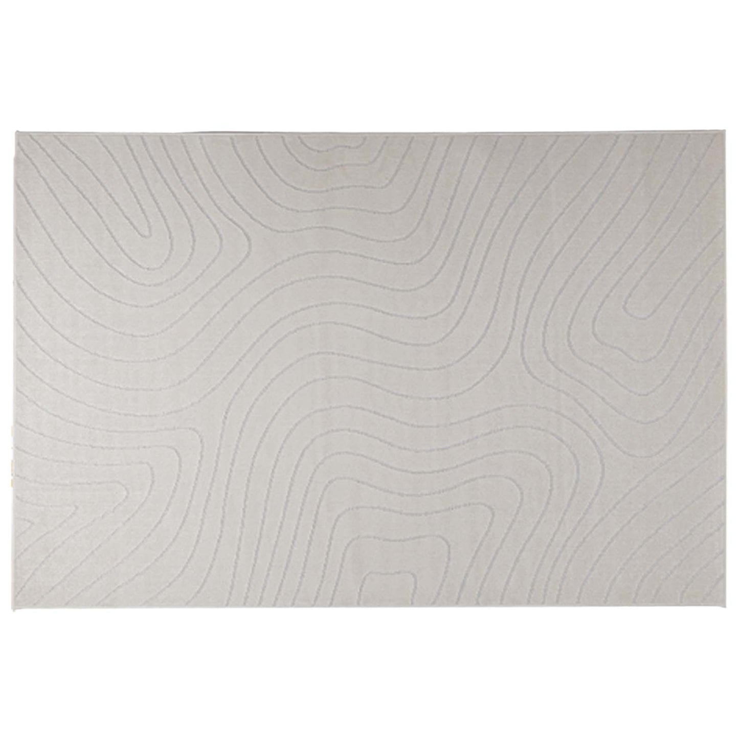 Tapis Déco HUARTE Crème 340 x 240 cm Polyester