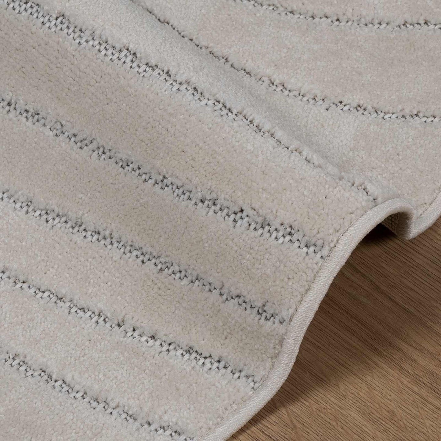 Bereichsteppiche Rund HUARTE Creme Ø 160 CM Polyester
