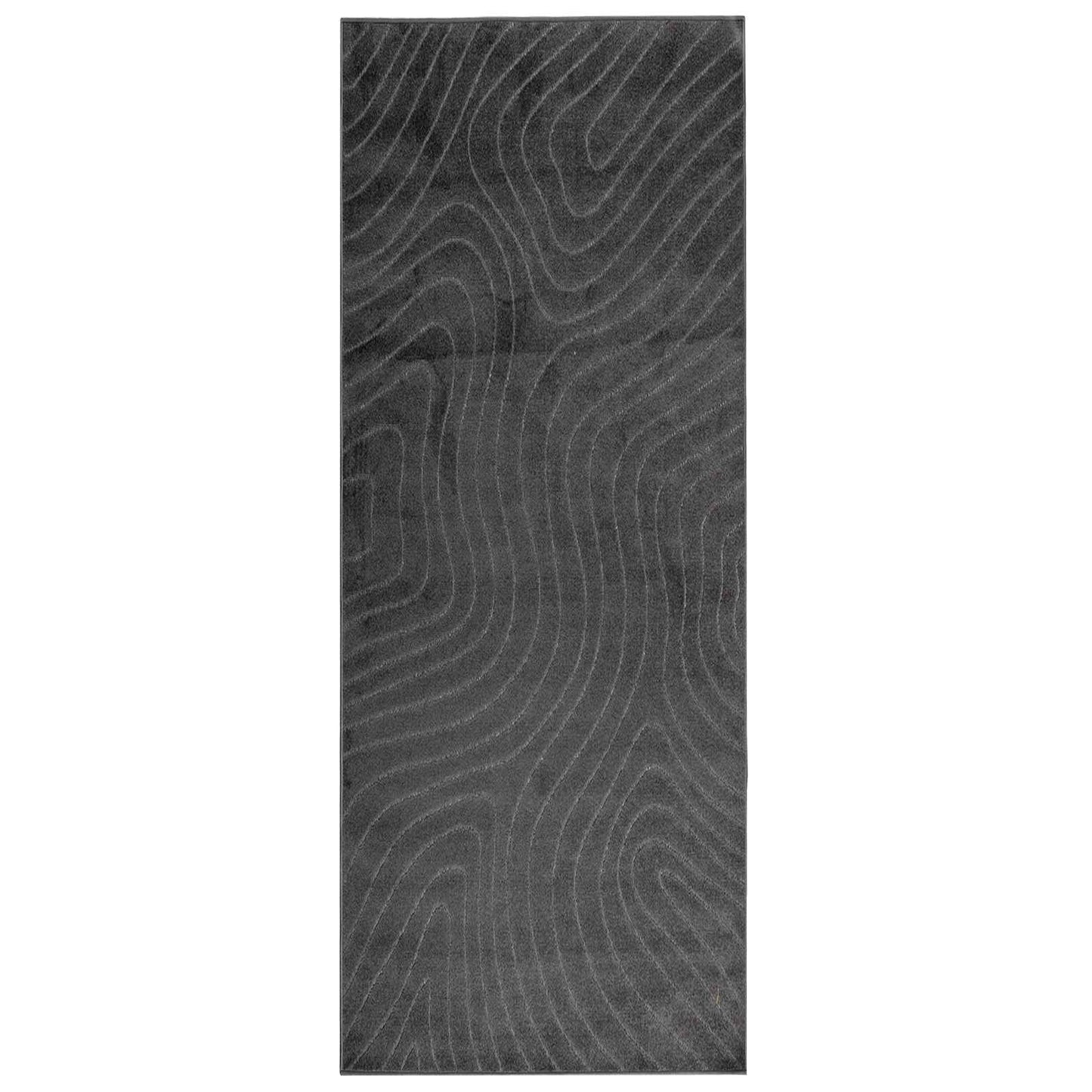 Bereichsteppiche HUARTE Anthrazit 150 x 80 cm Polyester