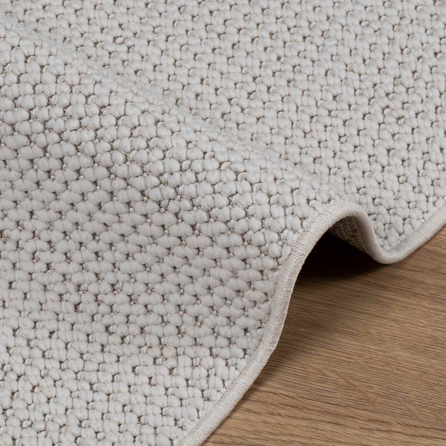 Area Rugs Rectangular HUARTE Cream 200 x 80 cm