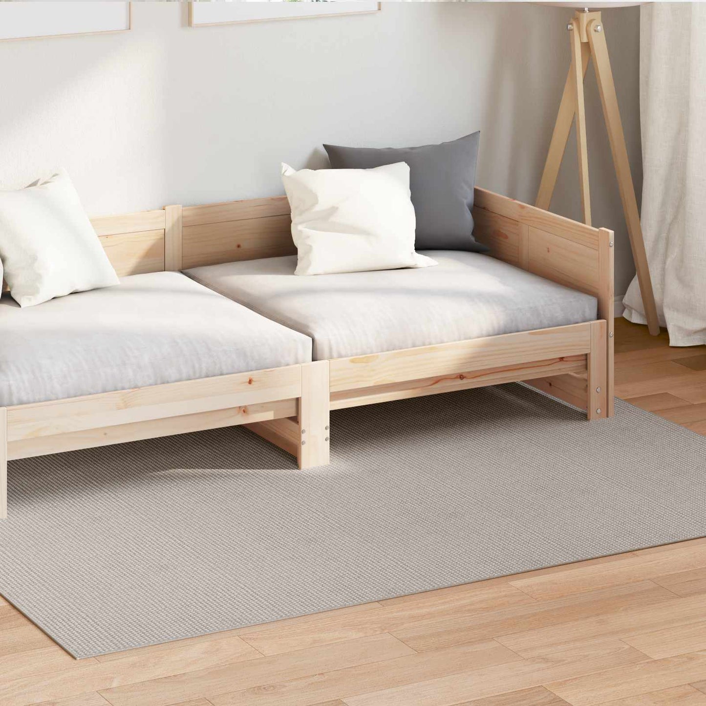 Area rugs HUARTE Cream 200 x 140 cm Polyester