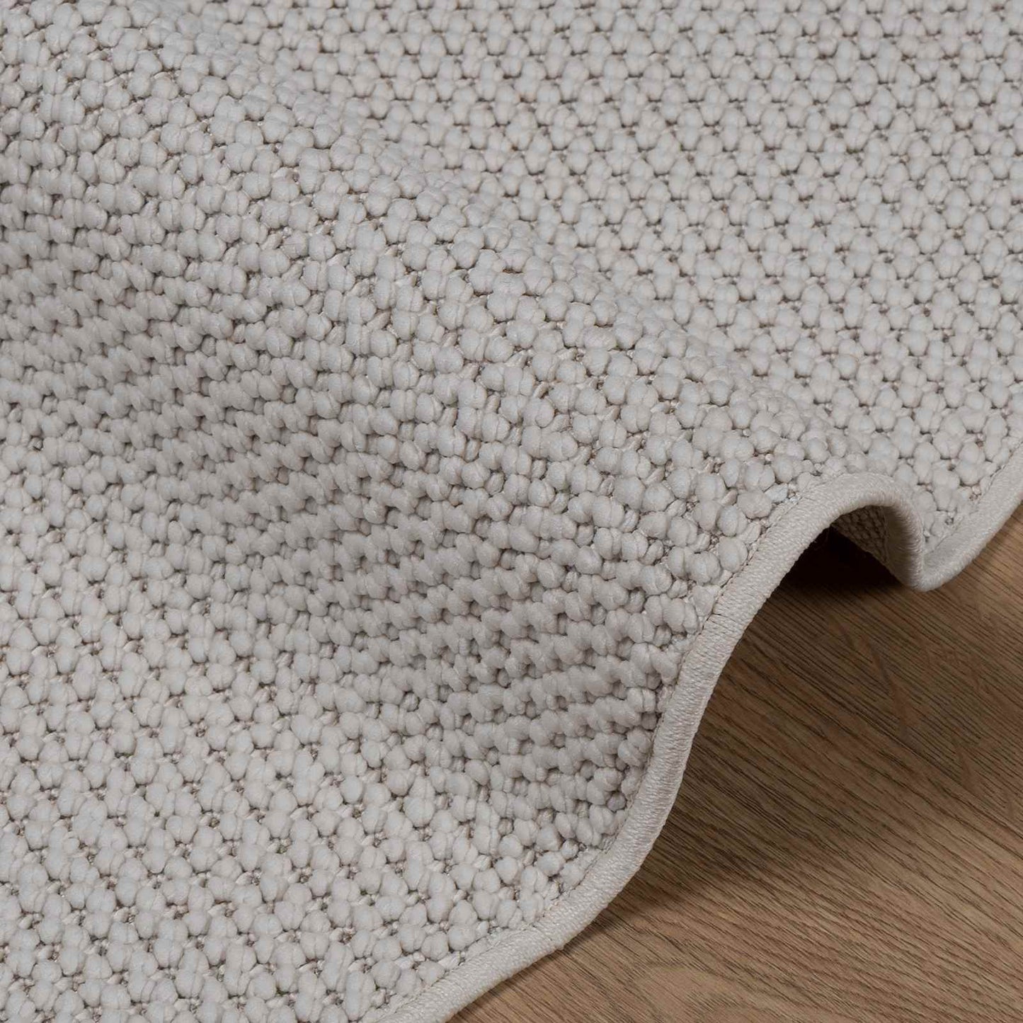Tapis ronds HUARTE Crème Ø 200 CM Polyester