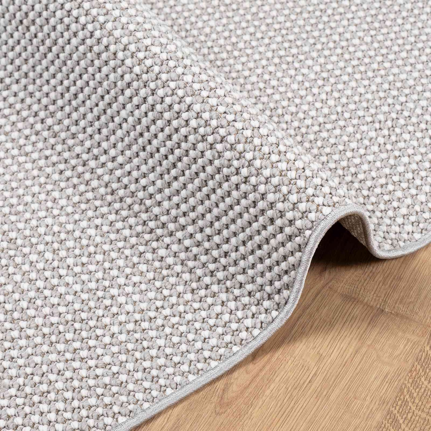 Area rugs HUARTE Cream and Grey 230 x 160 cm Polyester