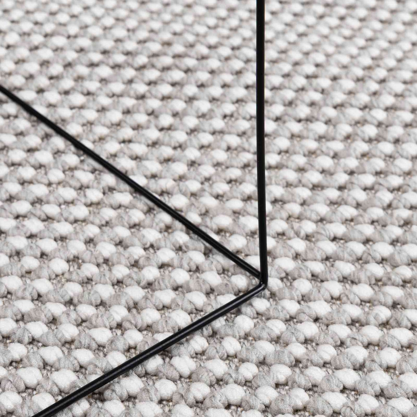 Area rugs HUARTE Cream and Grey 230 x 160 cm Polyester