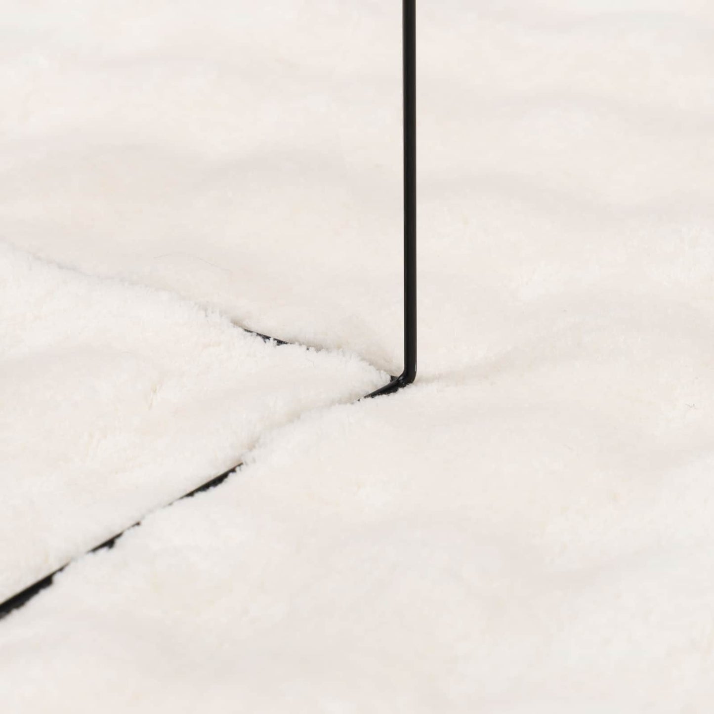 Bereichsteppiche Quadratisch HUARTE Creme 240 x 240 cm