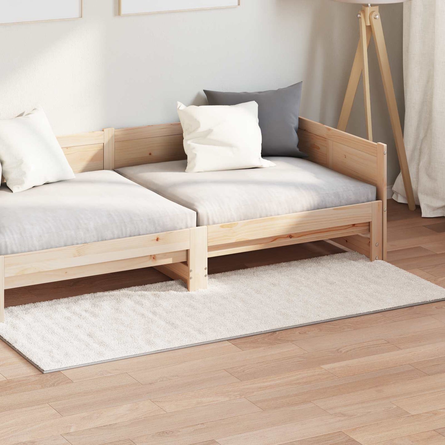 Bereichsteppiche Rechtwinklig HUARTE Beige 150 x 80 cm