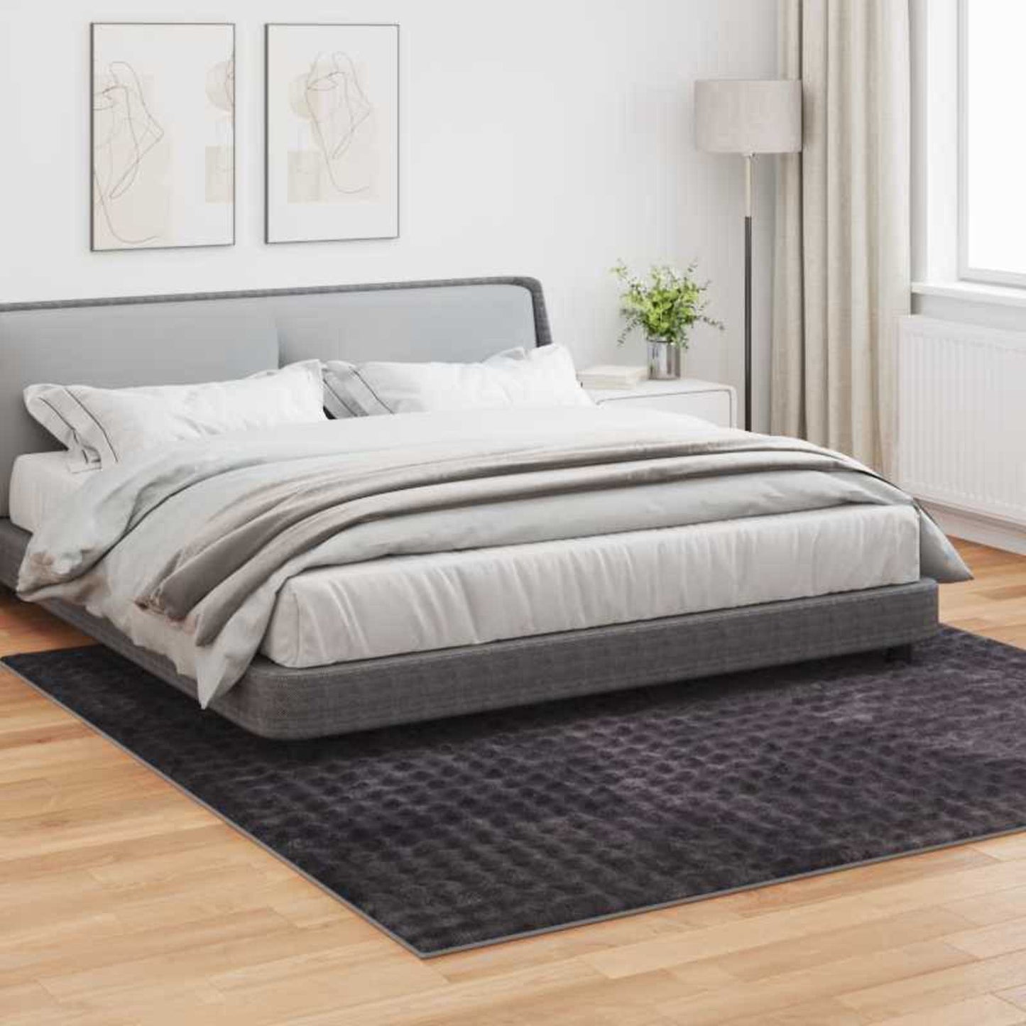 Bereichsteppiche Quadratisch HUARTE Beige 120 x 120 cm