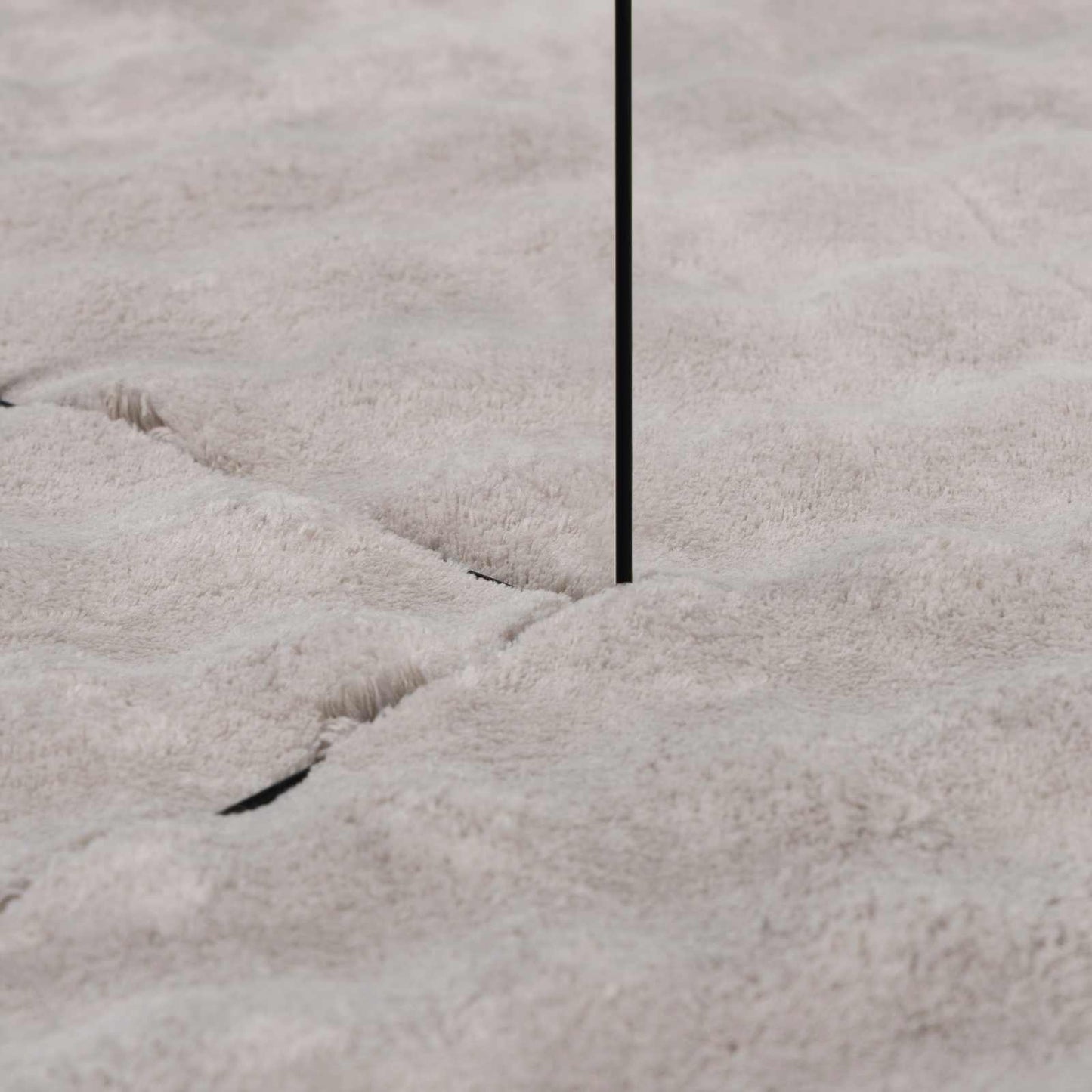 Area Rugs Rectangular HUARTE Sand 170 x 120 cm