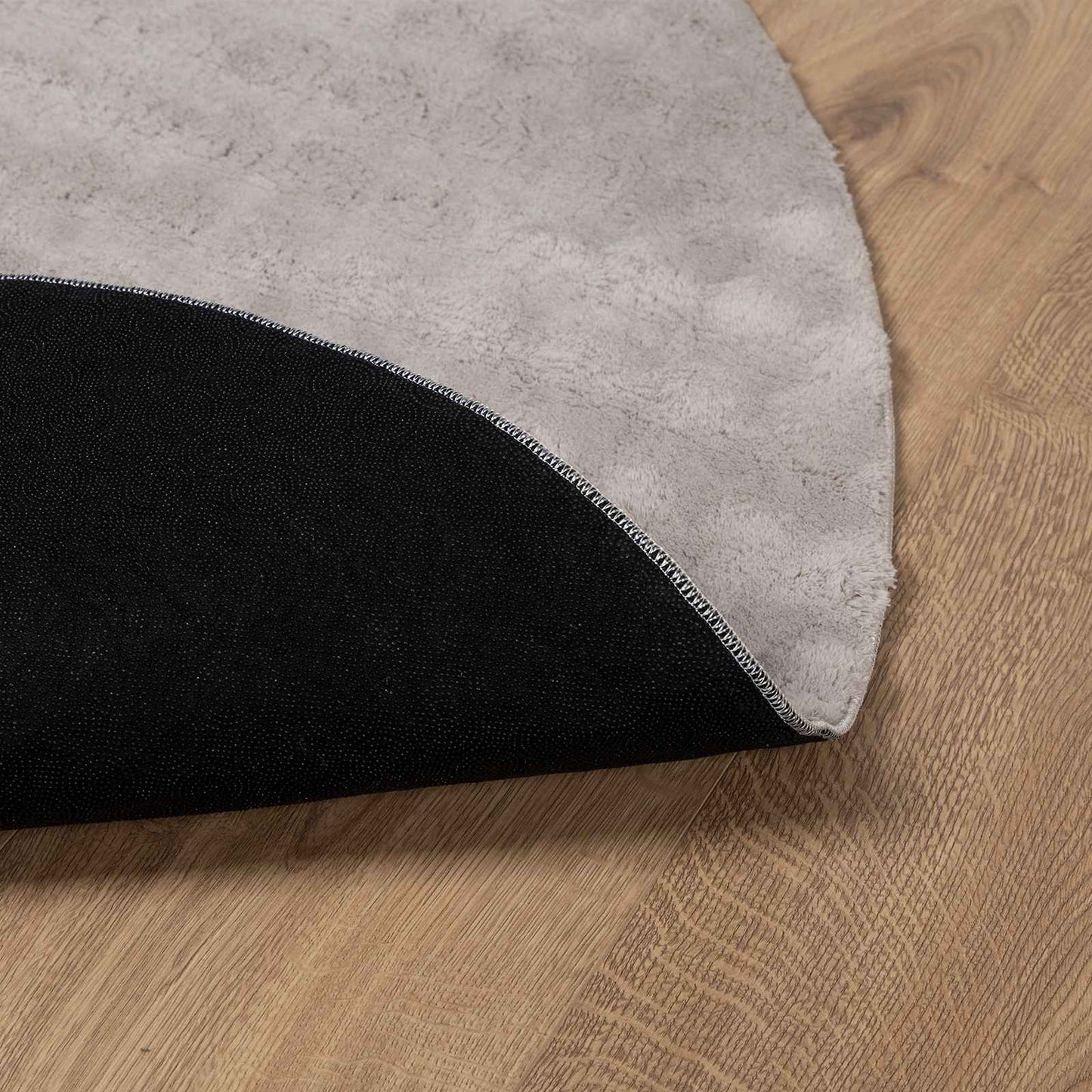 Area Rugs Round HUARTE Sand Ø 200 CM Polyester
